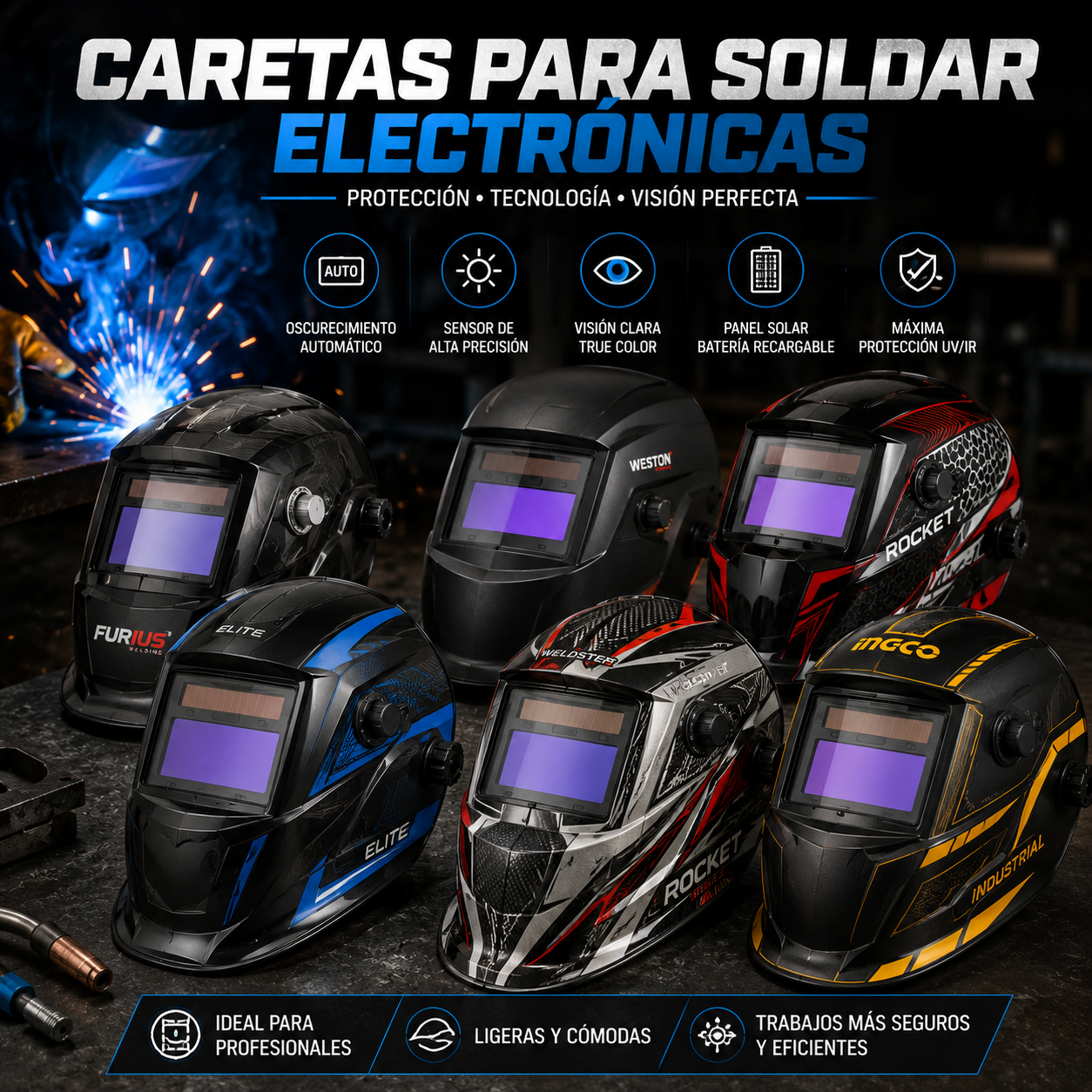 CARETAS PARA SOLDAR