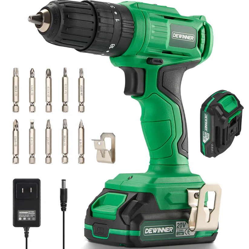 Taladro Rotomartillo Inalambrico 3/8" 20v Dewinner DW-1007