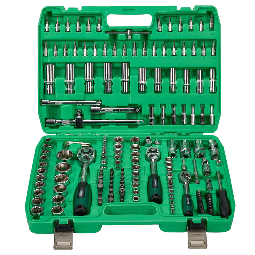 Juego de herramientas Autocle Mando 1/4"-3/8" 1/2" 172 piezas Dewinner DW-172JT