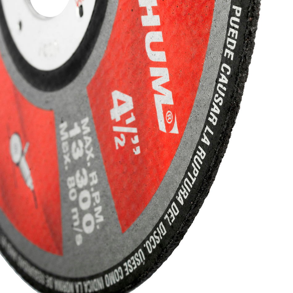 Disco De Corte Para Inoxidable Y Metal 4-1/2" 1pz Austromex Clave 778