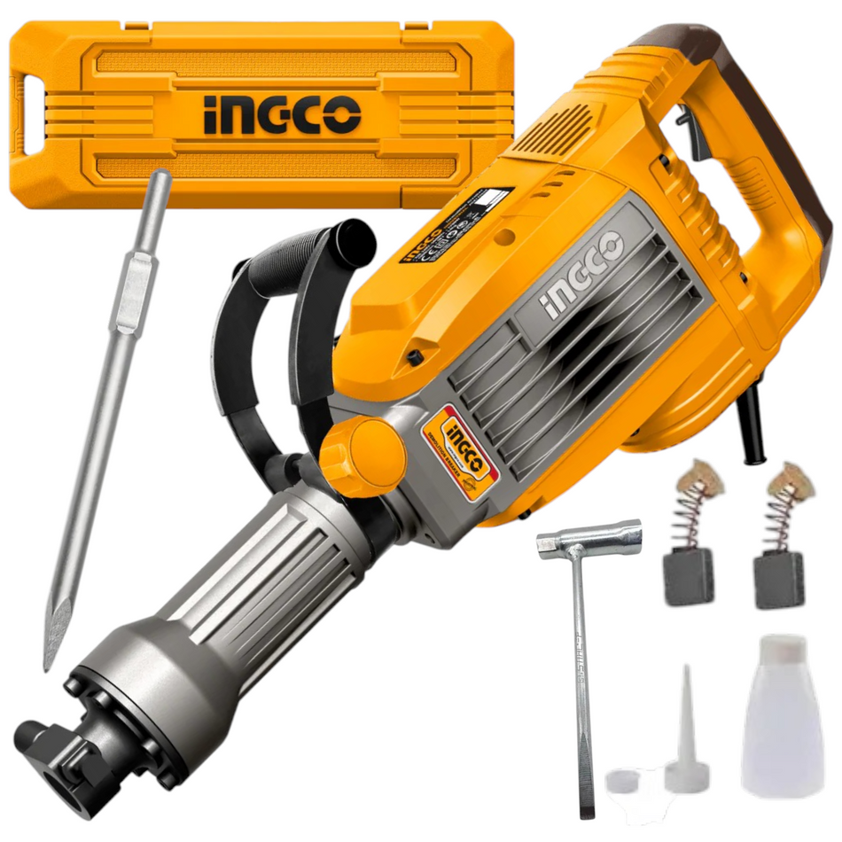 Martillo Demoledor Rompedor Hex 1,700w 50j 14kg 1900Bpm Ingco UPDB170068