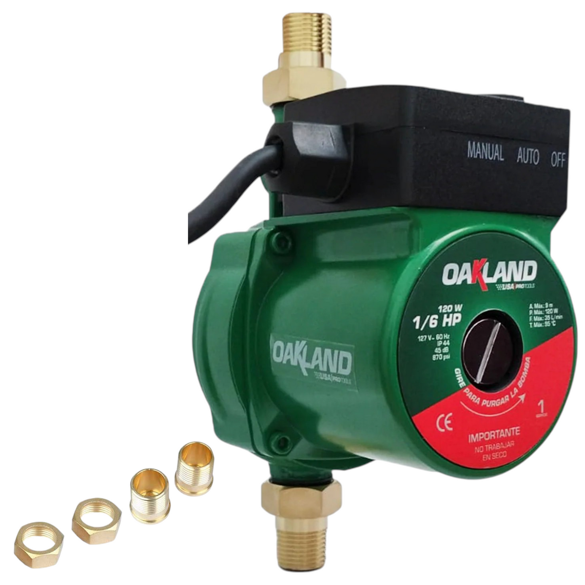 BOMBA PRESURIZADORA OAKLAND PA-3560 1/16HP