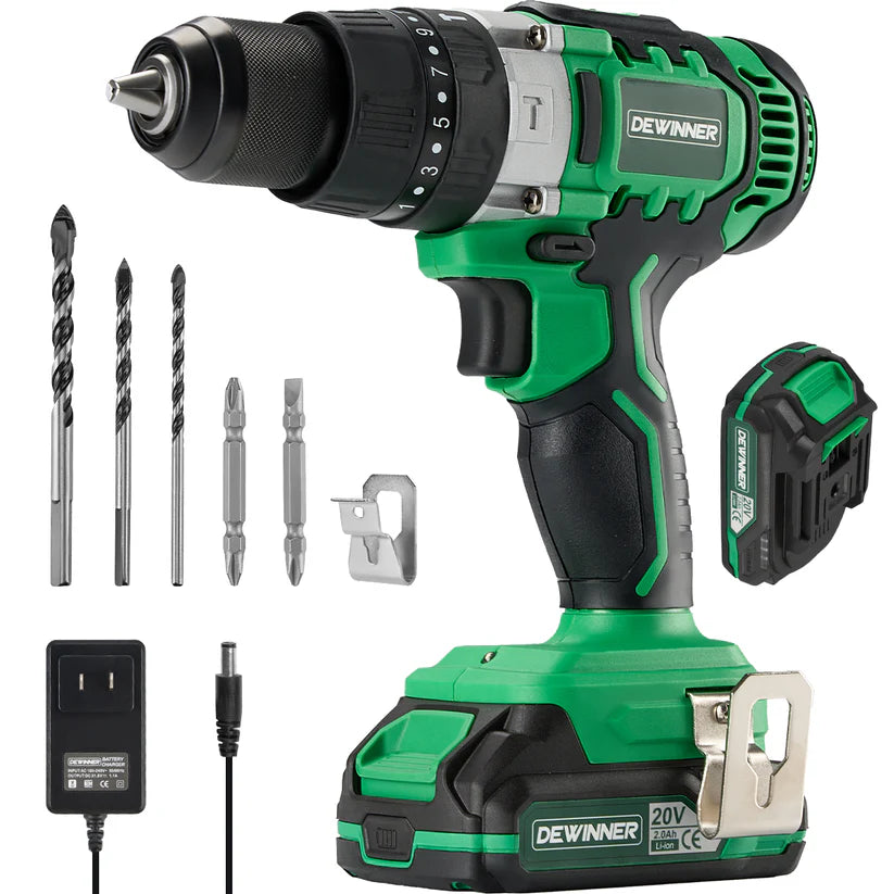 Taladro Rotomartillo Inalambrico 1/2" 20v Dewinner DW-1014