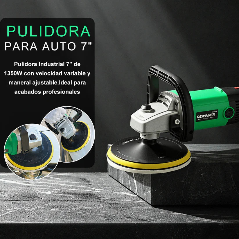 Pulidora Lijadora Electrica 7 Pulg 1200W V.v Dewinner DW-7725