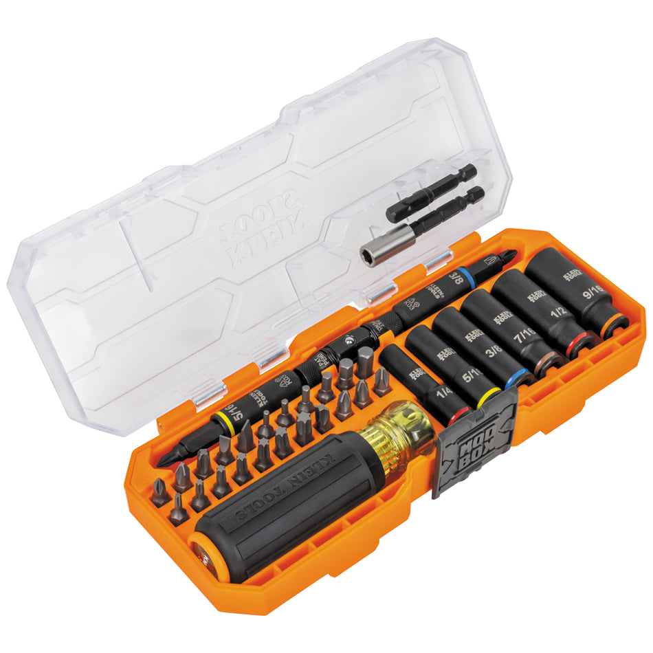 KLEIN TOOLS 32502HD Desarmador y Dados De Impacto KNECT Estuche 41 Pz