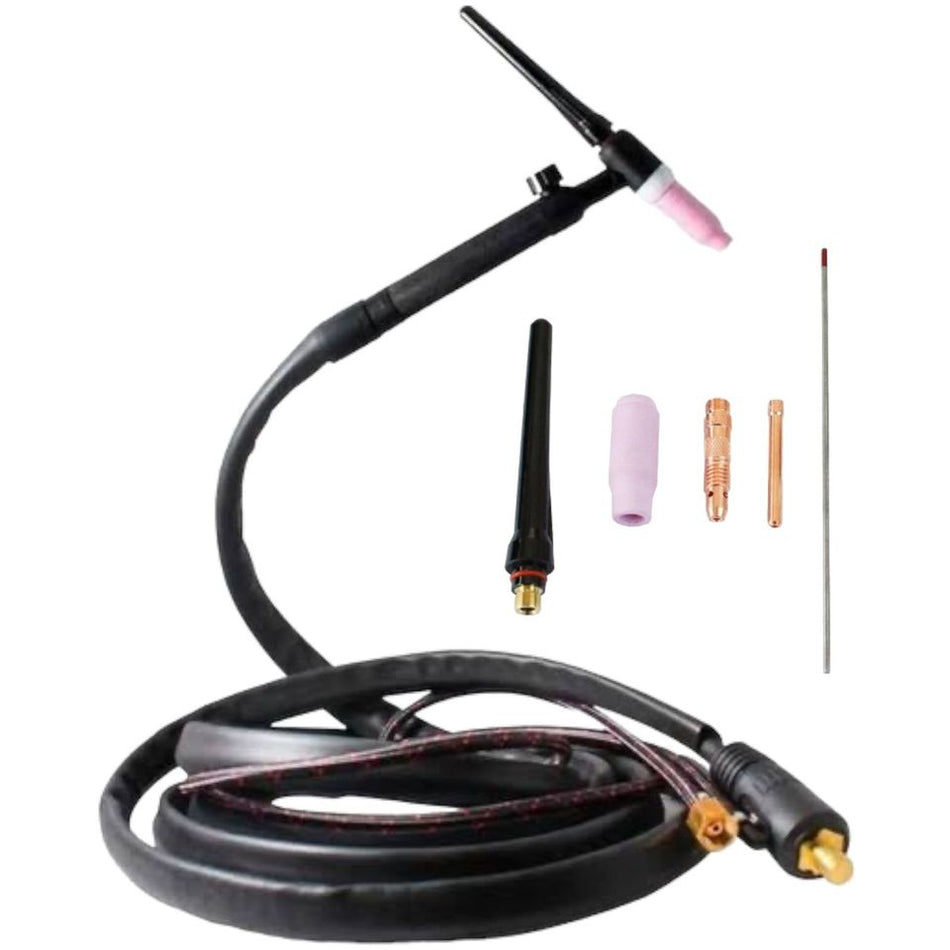 Antorcha Para Soldar Tig SR26V 35/50 3/8" 4Mt 150Amp Elite AT2635504M