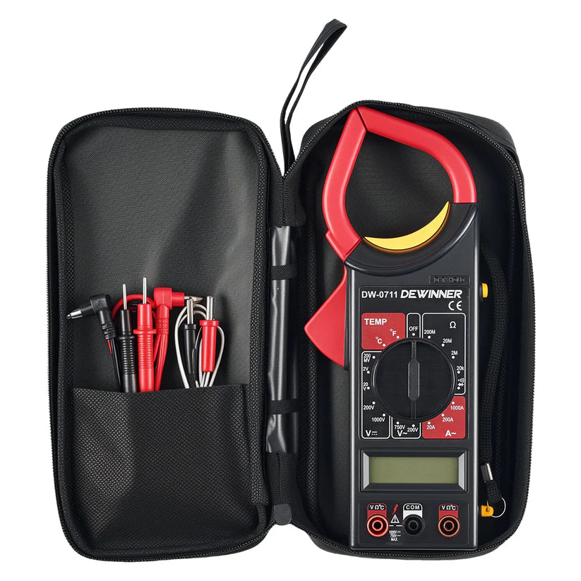 Multimetro Digital De Gancho Con Estuche Dewinner DW-0711
