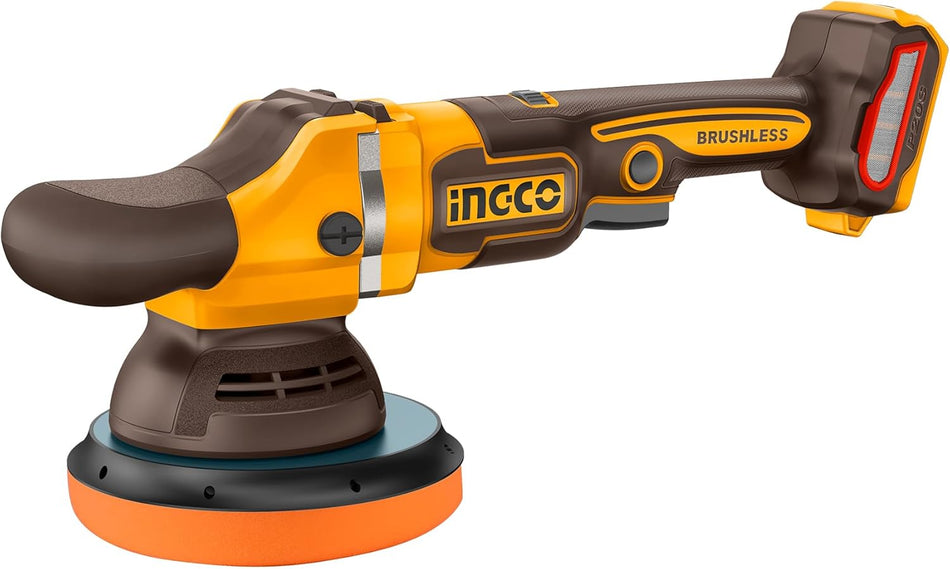 Pulidora Inalambrica Roto Orbital 6 Pulg V.v Brushless Sin Bateria Sin Cargador Ingco APLI2015