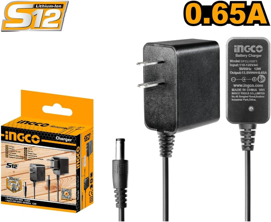 Cargador Para Baterìas 12v 0.65A Ingco UfCLI12071