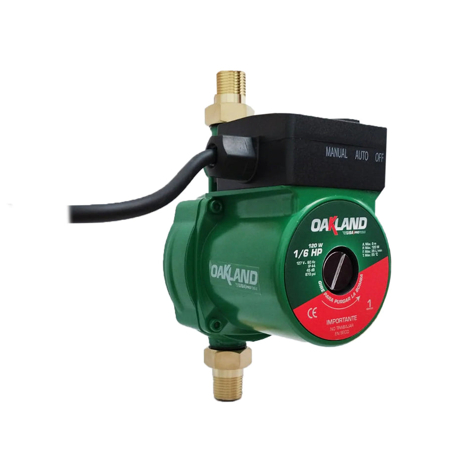 Bomba Presurizadora 1/6Hp 120W 1 Servicio Oakland PA-3560