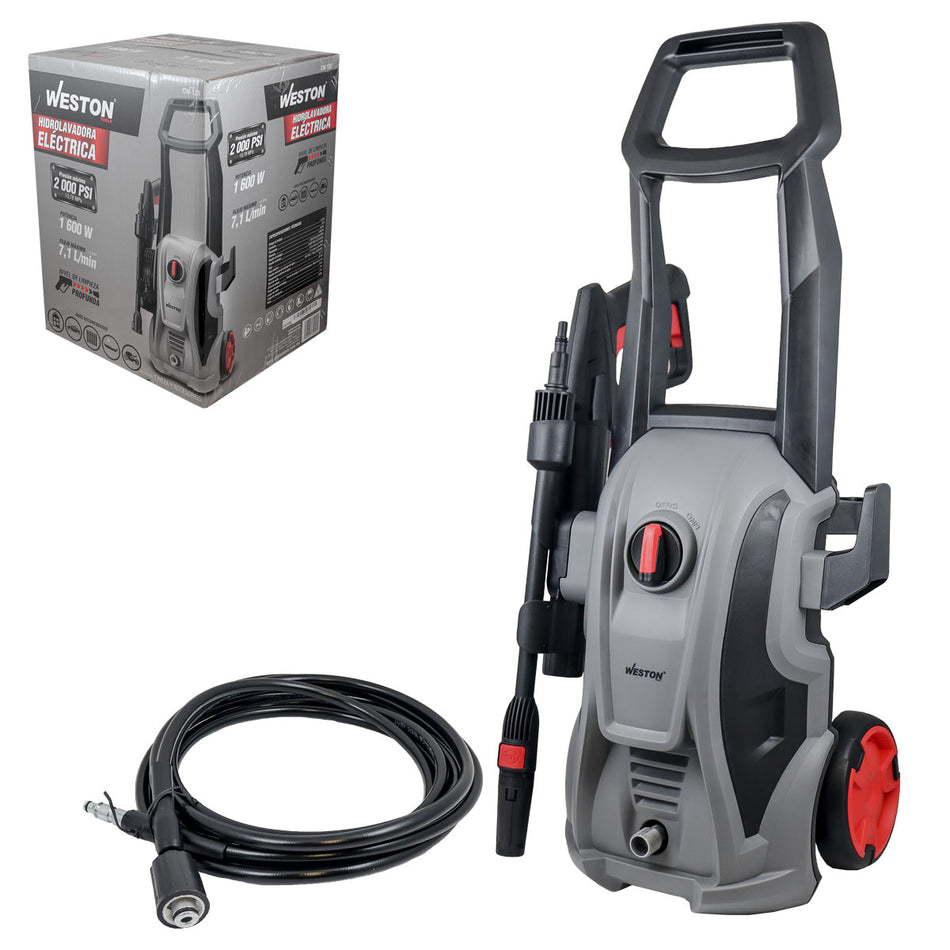 Hidrolavadora Eléctrica 1600W 2000Psi 2Hp 110V Weston CW-128