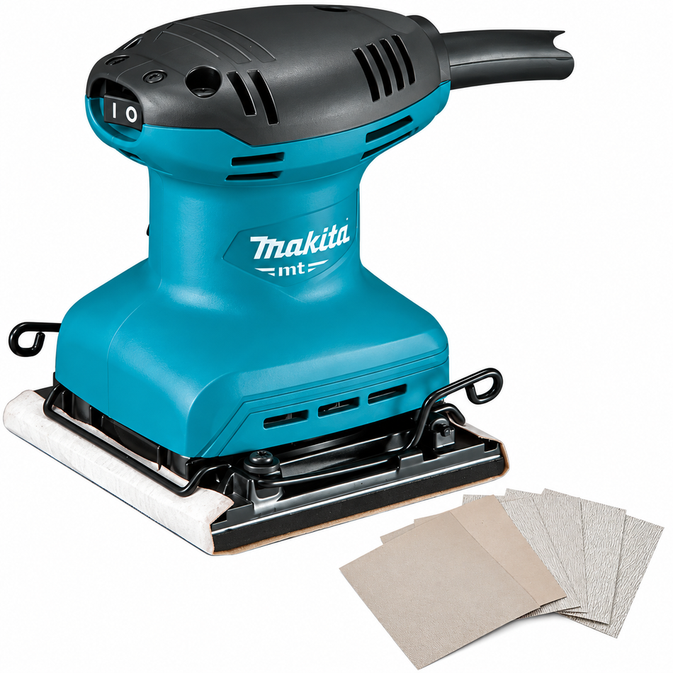 Lijadora Orbital Makita M9200B MT 180W De Acabados 1/4 De Hoja
