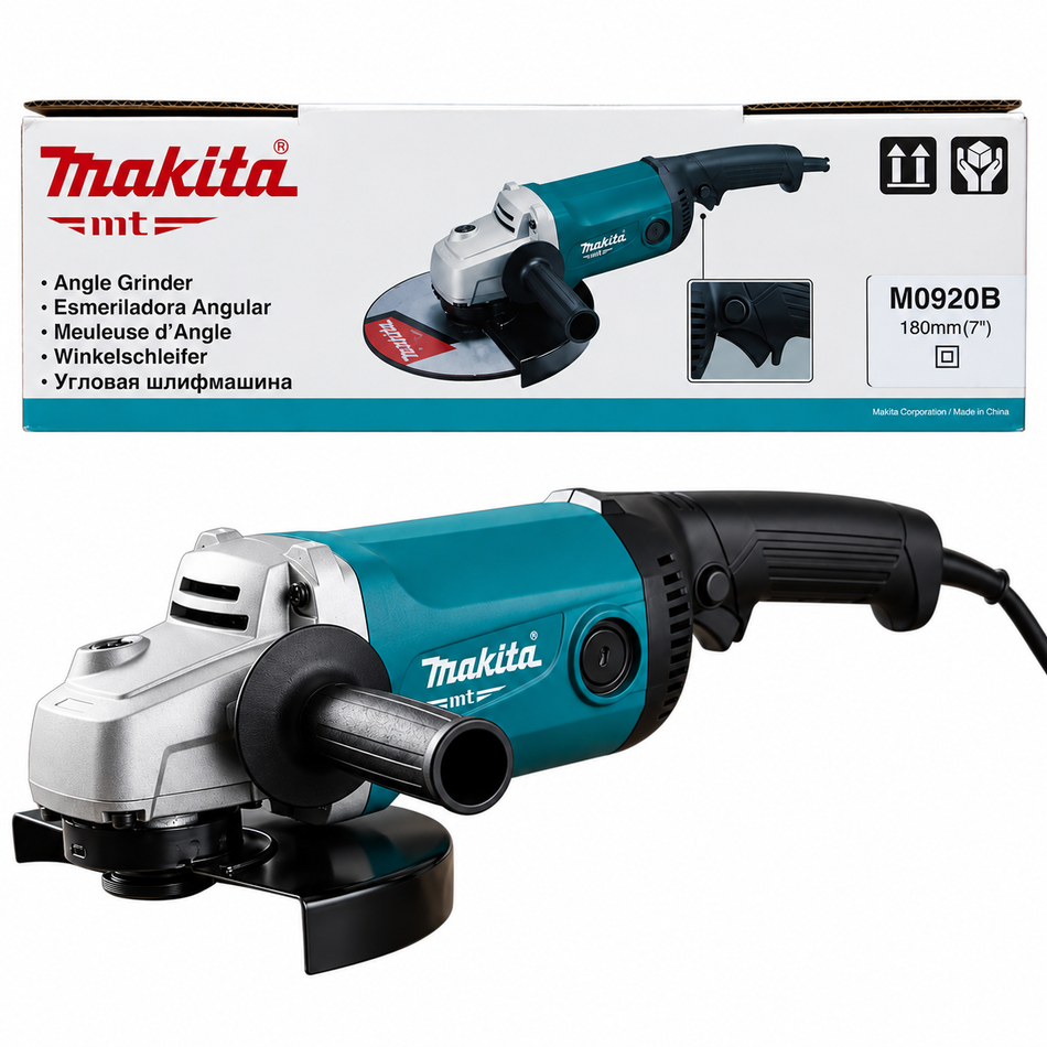Esmeriladora Angular 7 Pulgadas Makita M0920B MT 2200W 8500Rpm