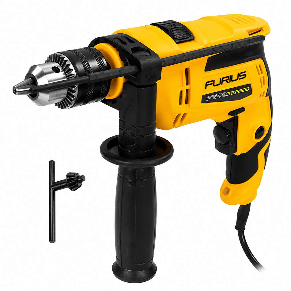 Taladro Rotomartillo Furius FD75 750W 1/2" 3300RPM Vvr