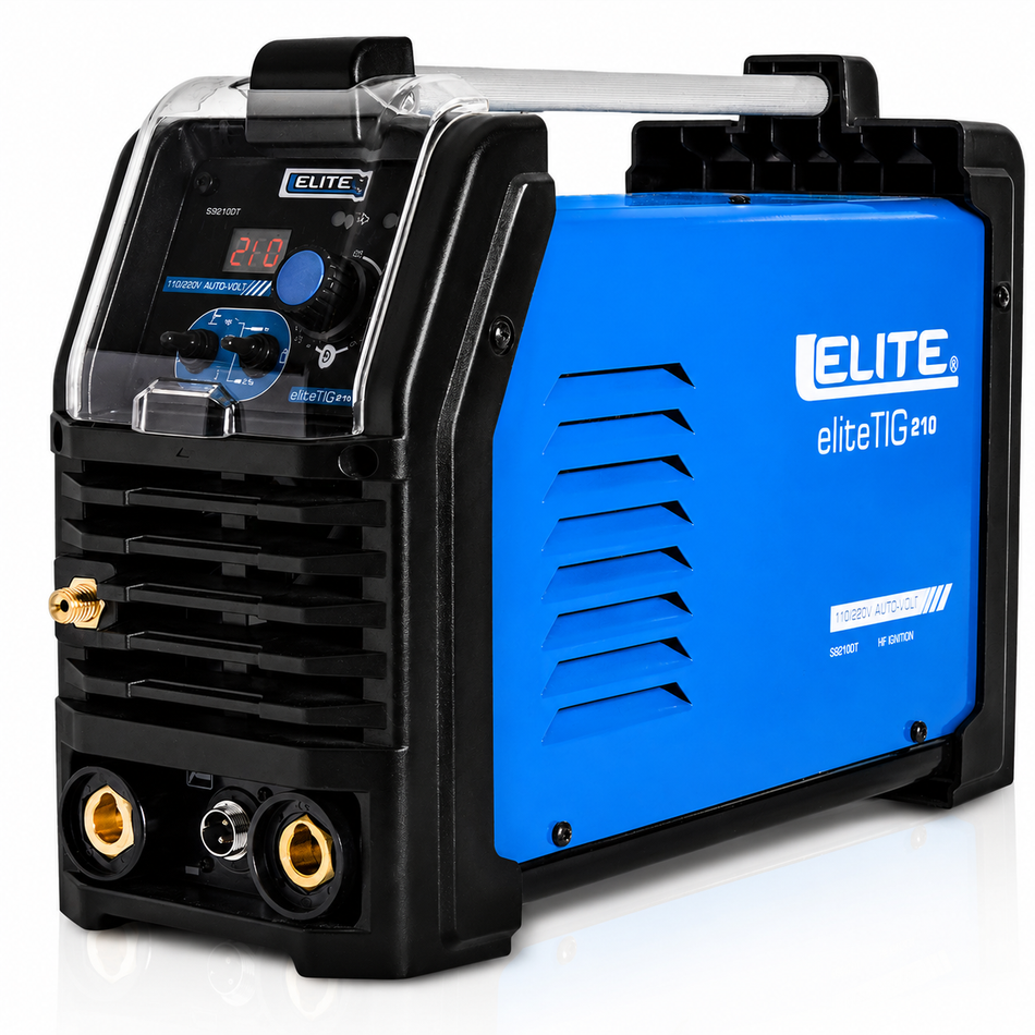 Soldadora Inversora Elite TIG 210 SI9210DT 210Amp 110/220V HF Alta Frecuencia