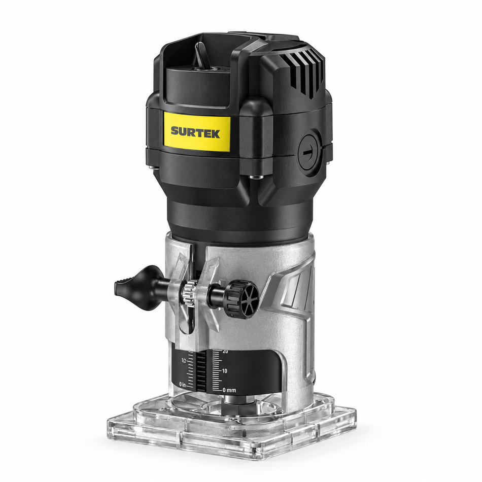 Router Para Madera Surtek R614 500W 1/4" 30000 RPM