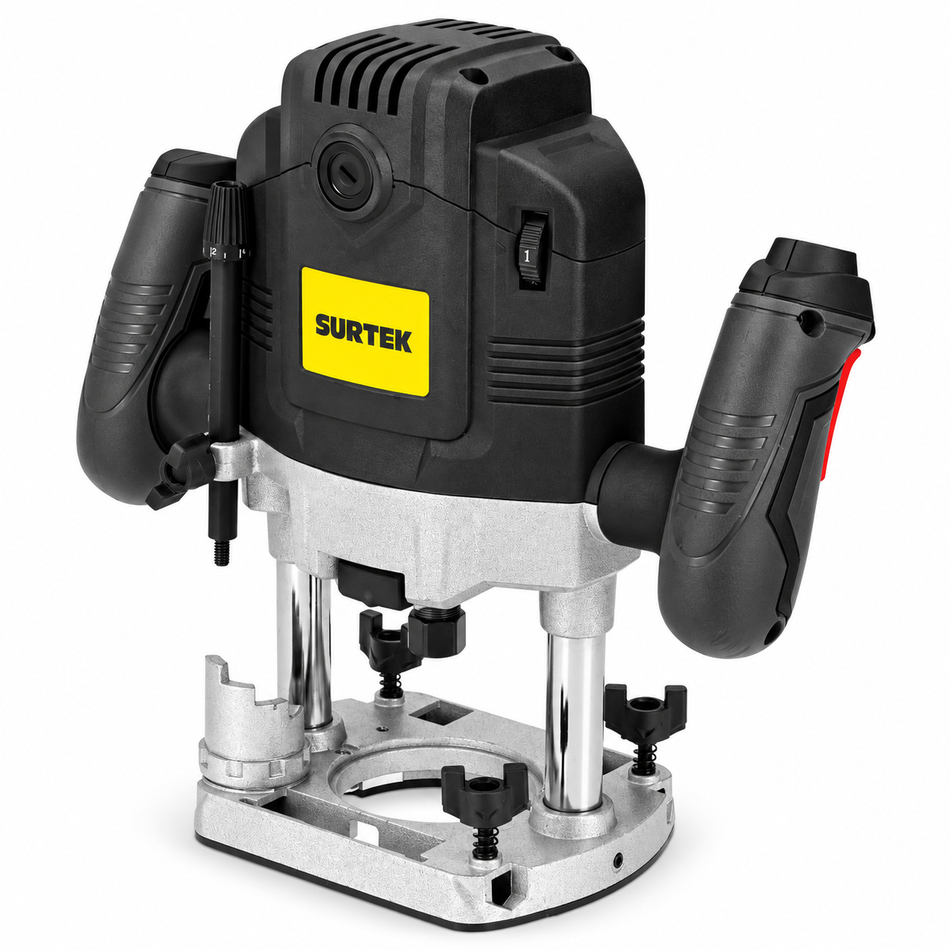 Router Para Madera Surtek R612 1200W 1/4"-5/16" 12000-30000 RPM