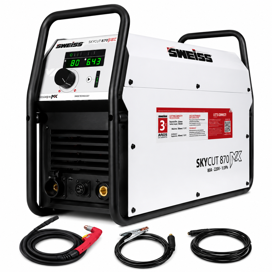 Cortadora De Plasma Sweiss SKYCUT 870 MX SWC870 80A 220V