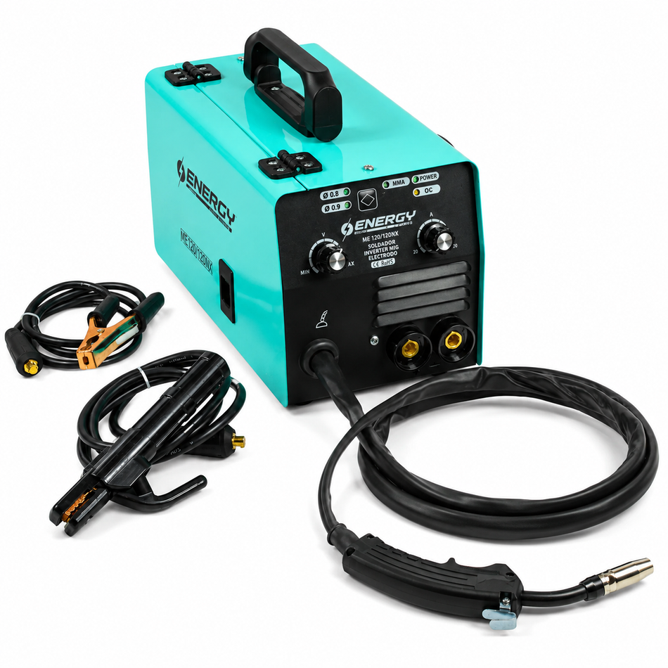 Soldadora Inversora Microalambre Energy IME120/120 MX 120A 110V