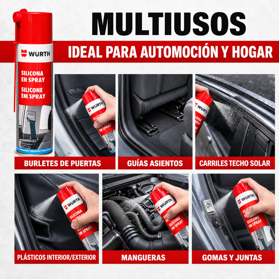 Wurth Silicona En Aerosol Spray 65ML Mini 0893221065