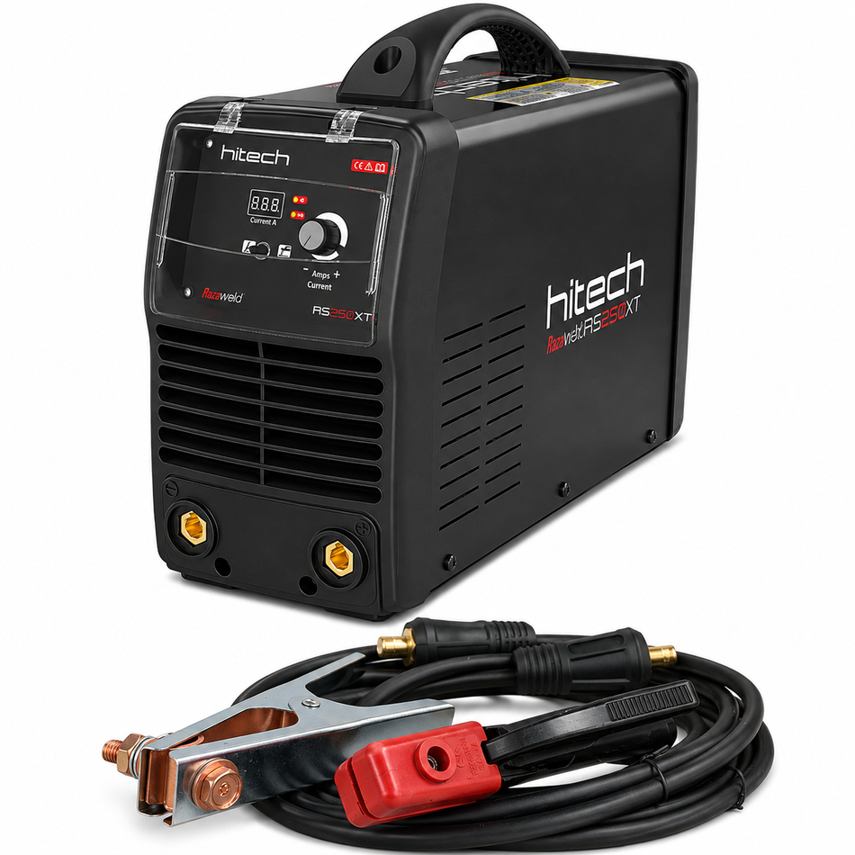 Soldadora Inversora Hitech RS250XT 250A 220V MMA/TIG DC Industrial