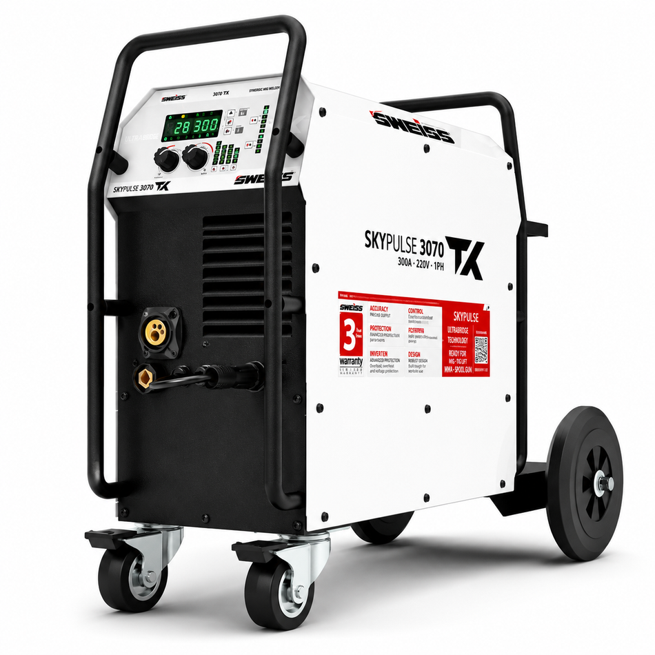 Soldadora De Microalambre Inversora Multiprocesos Skypulse 3070 TX 300A 220V Sweiss SWP3070