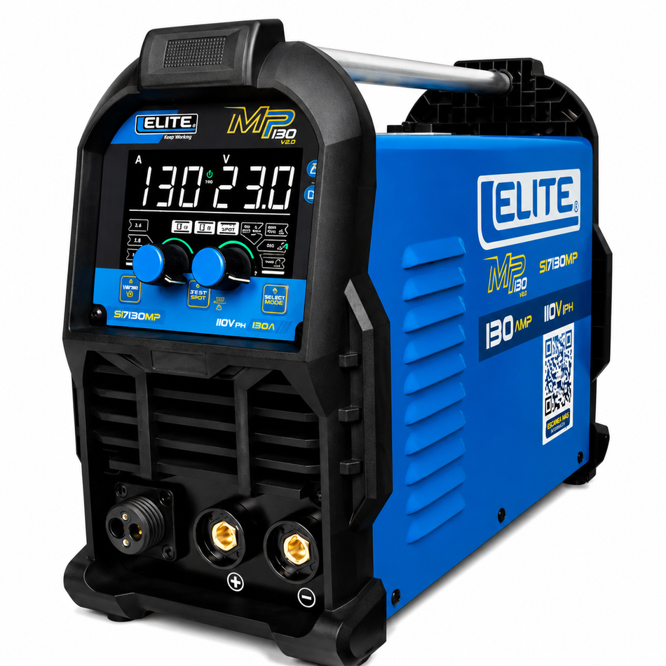 Soldadora De Microalambre Inversora Multiprocesos 130A 110V Elite MP 130 SI7130MP