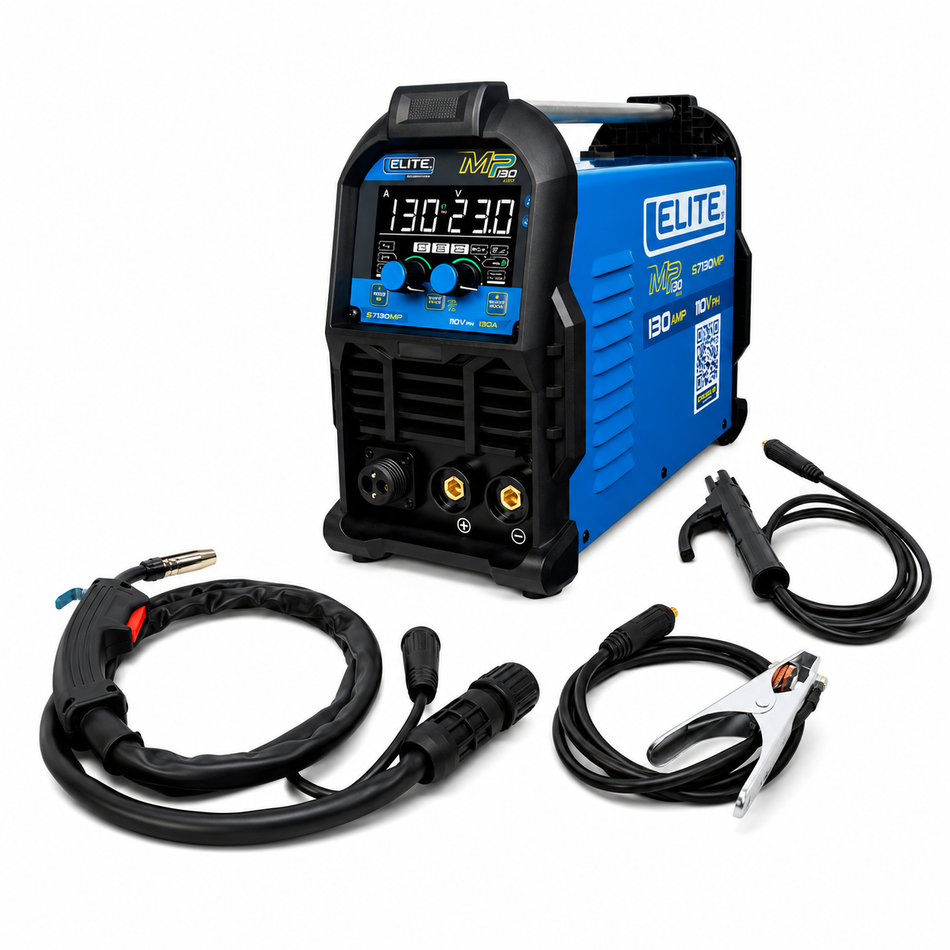 Soldadora De Microalambre Inversora Multiprocesos 130A 110V Elite MP 130 SI7130MP