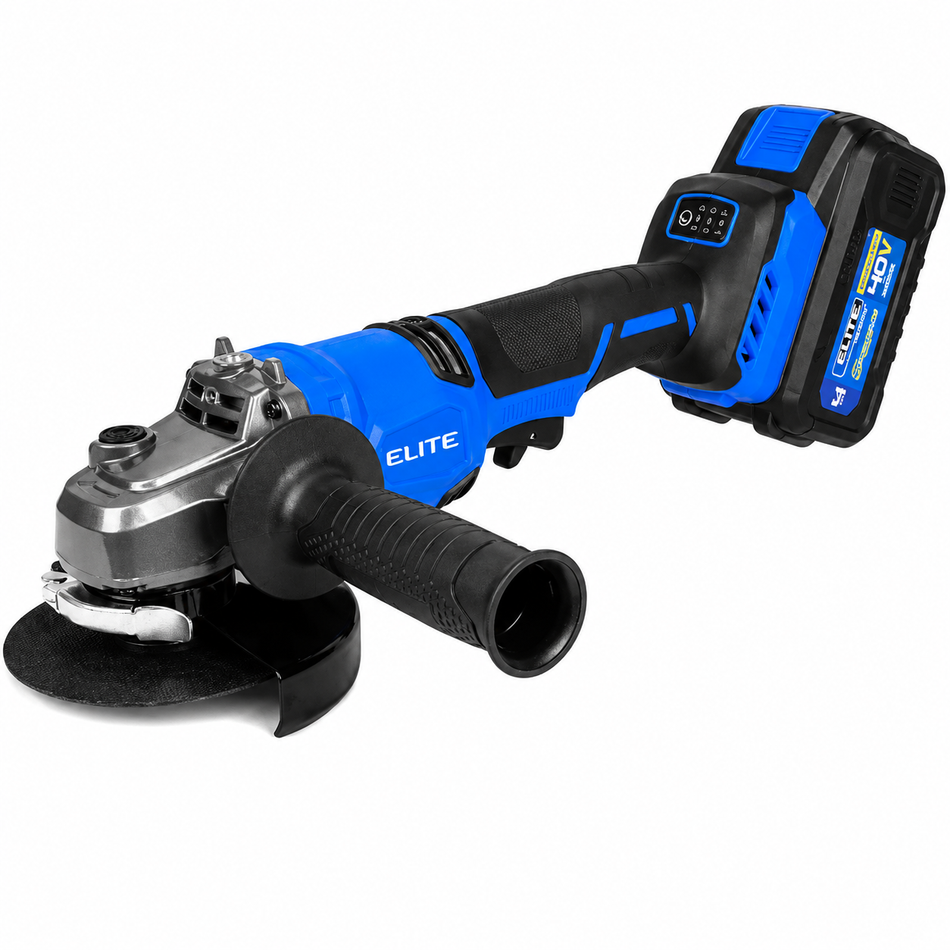 Esmeriladora Angular Inalambrica Elite SBEA4060 4-1/2-6" 40V Brushless Industrial
