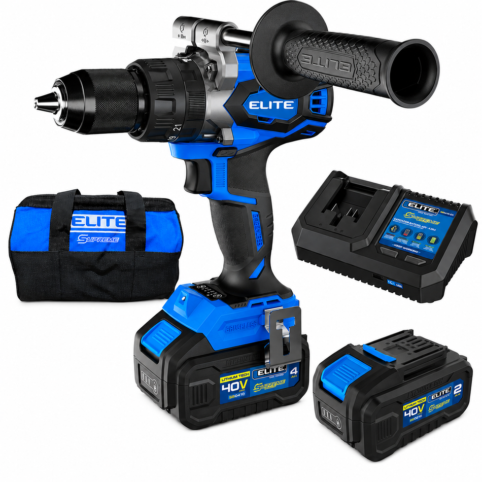Taladro Rotomartillo Inalambrico Elite SBTP40150 1/2" 40V 150Nm Brushless Industrial