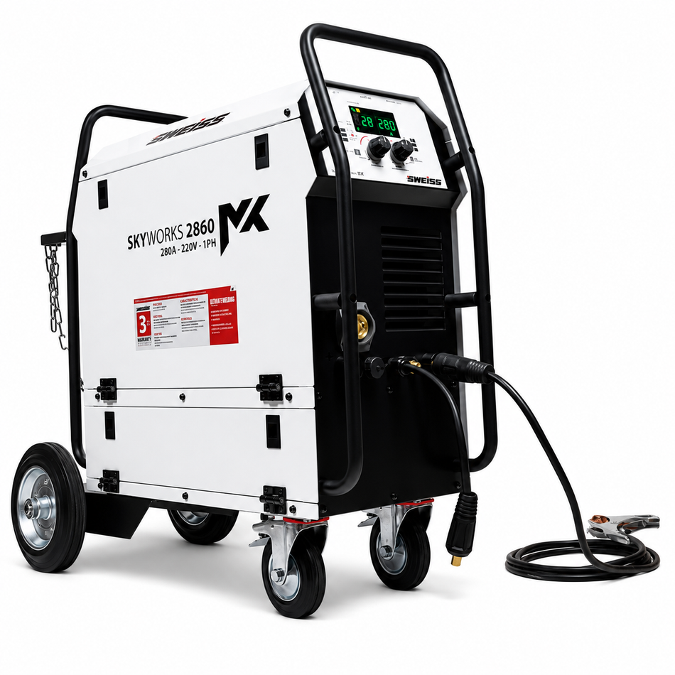 Soldadora De Microalambre Inversora Multiprocesos Sweiss SKYWORKS 2860 280A 220V SWW2860