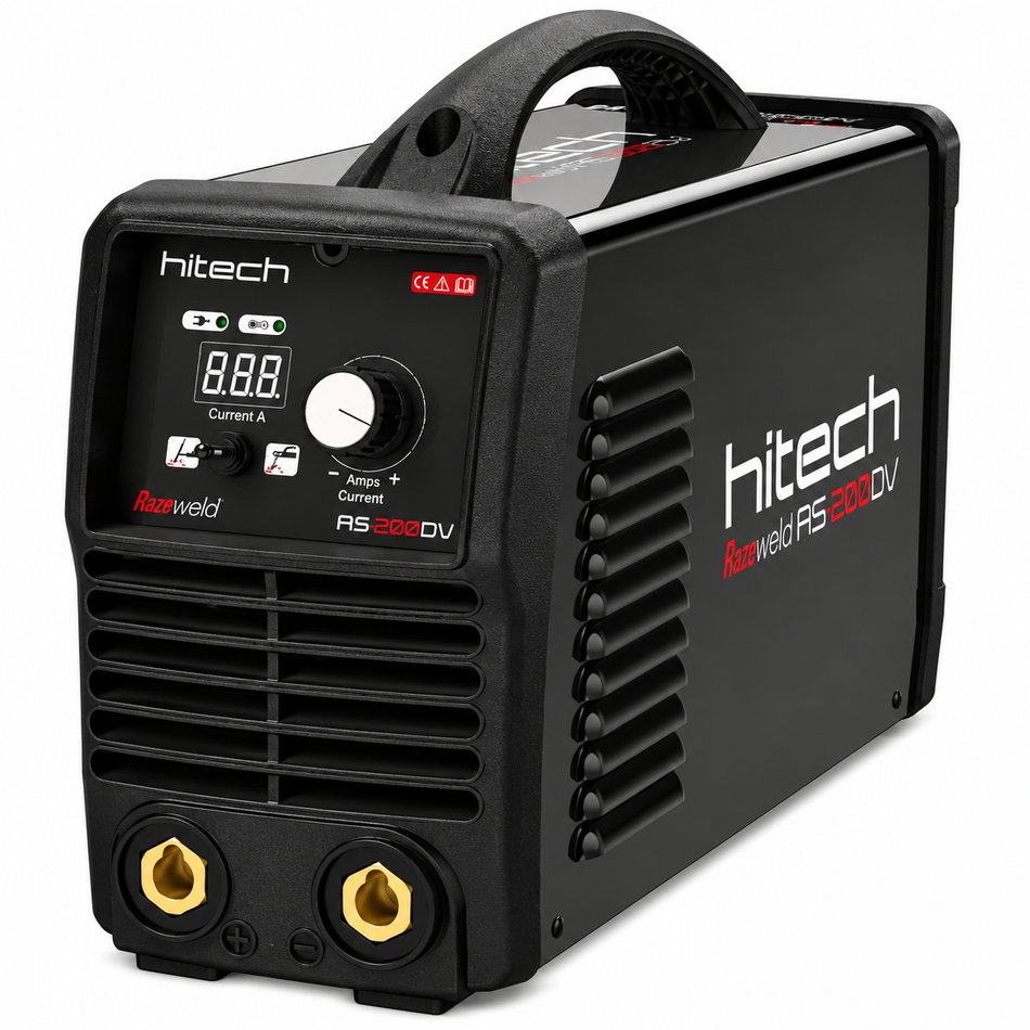 Soldadora Inversora Hitech RS200DV 200A 110/220V MMA/TIG Industrial