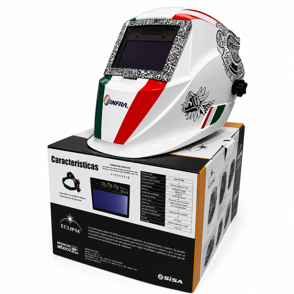 Careta Para Soldar Electrónica Infra Eclipse Edicion México 2SC750