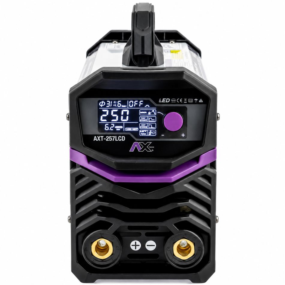 Axtech AXT-257LCD Soldadora Inversora 250A 110/220V MMA TIG Lift