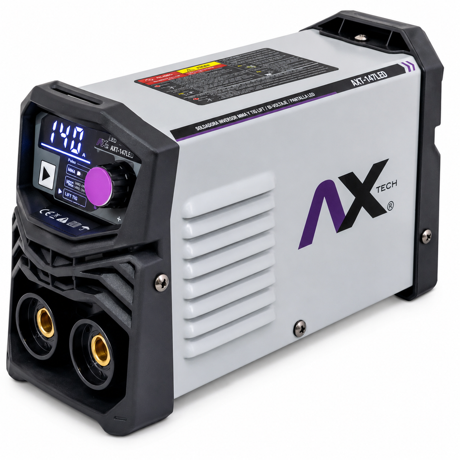 Axtech AXT-147LED Soldadora Inversora 140A Mini 110/220V