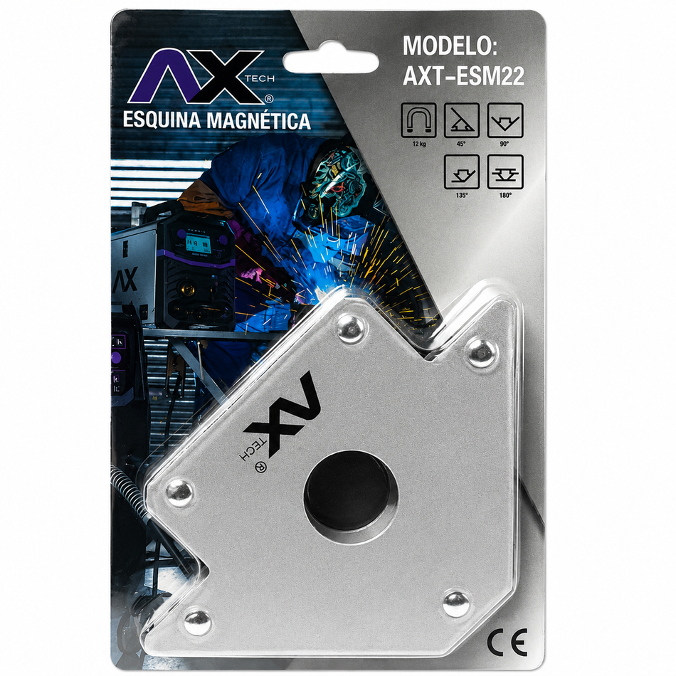 Axtech AXT-ESM22 Esquina Magnetica 22 kgs (50 Lbs)