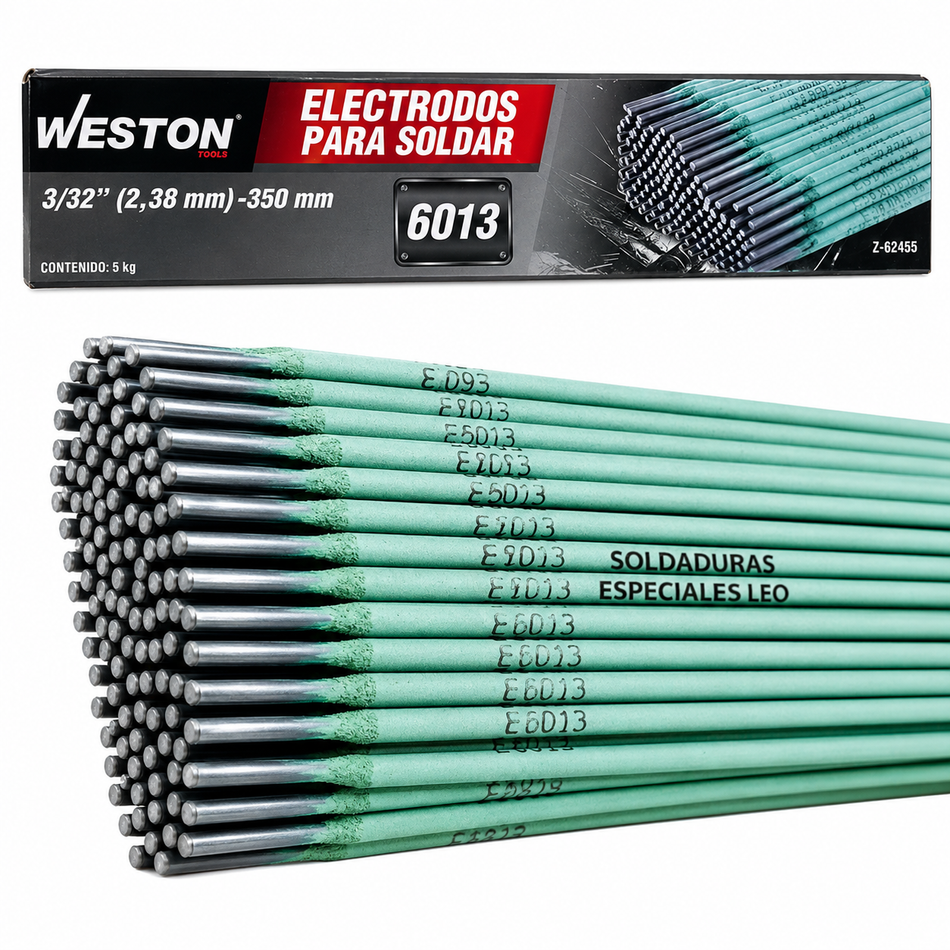 Soldadura Electrodo 6013 3/32" 5Kg Weston Z-62455