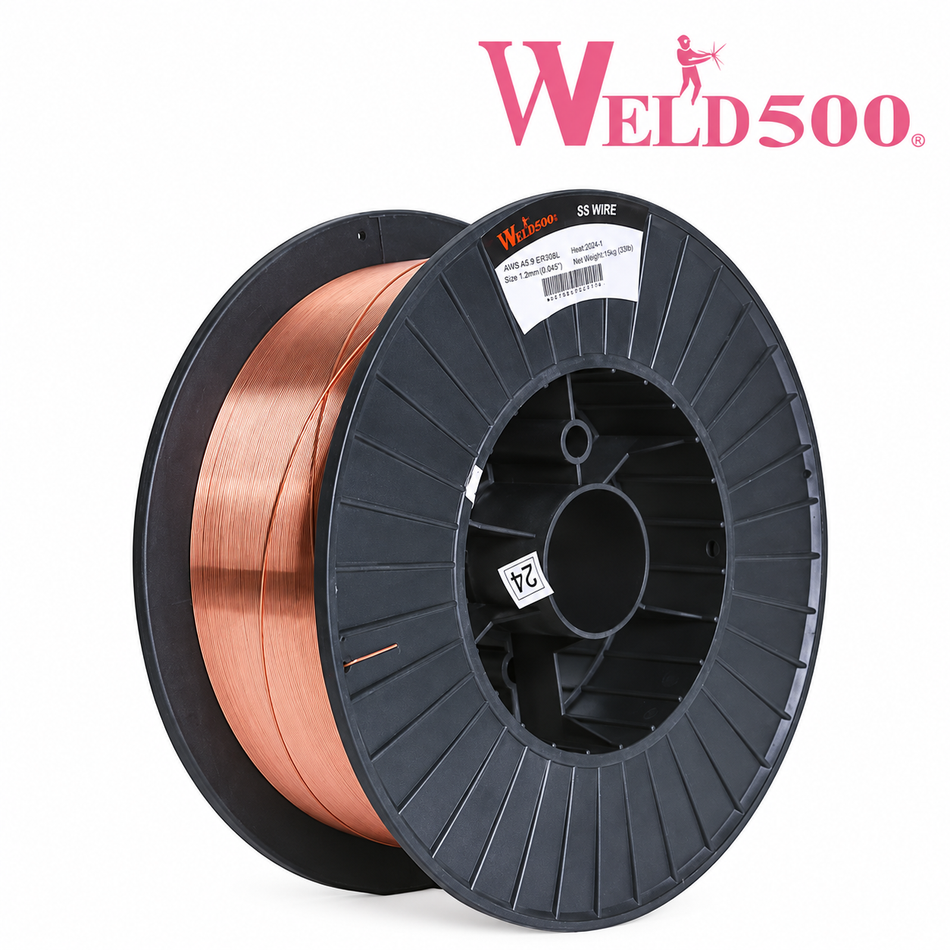 Soldadura De Microalambre Solido S6 ER70S-6 0.035" 15KG Weld 500