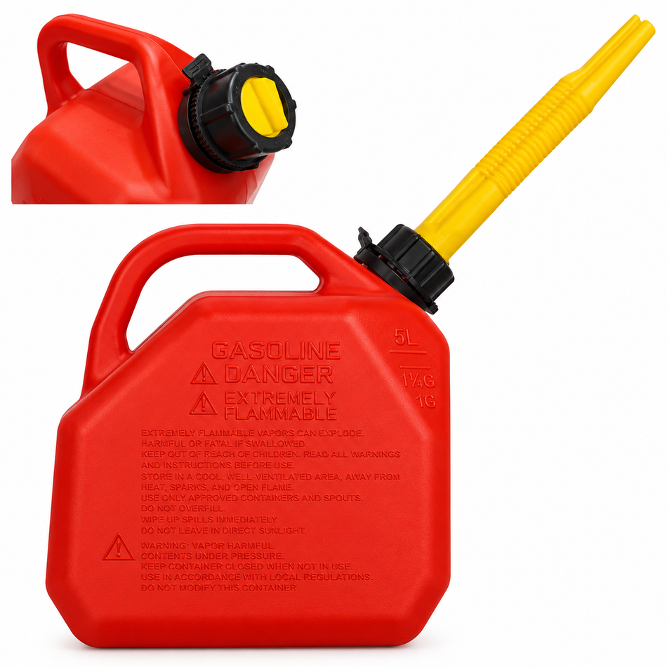 Tanque Bidon Para Gasolina 10 Litros Plastico Scepter SC-11977