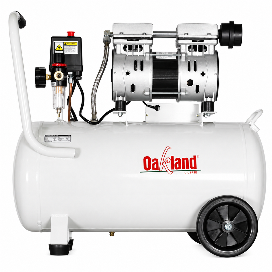 Compresor de Aire Libre de Aceite 50 Litros 1 HP Okland COM-7550