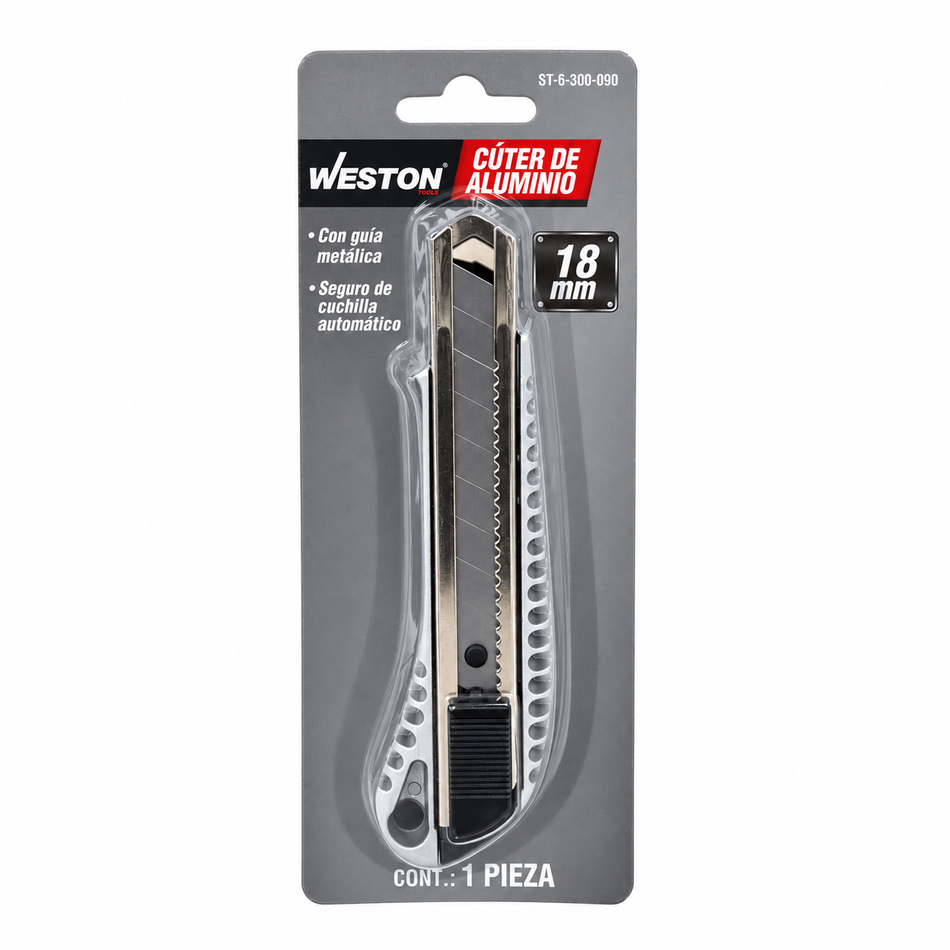 Cutter De Aluminio 18mm Weston ST-6-300-090