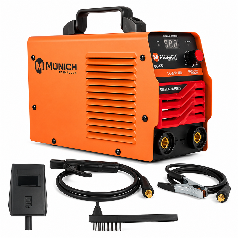Soldadora Inversora Munich 130 110V 120Amp MMA/TIG INV-130I