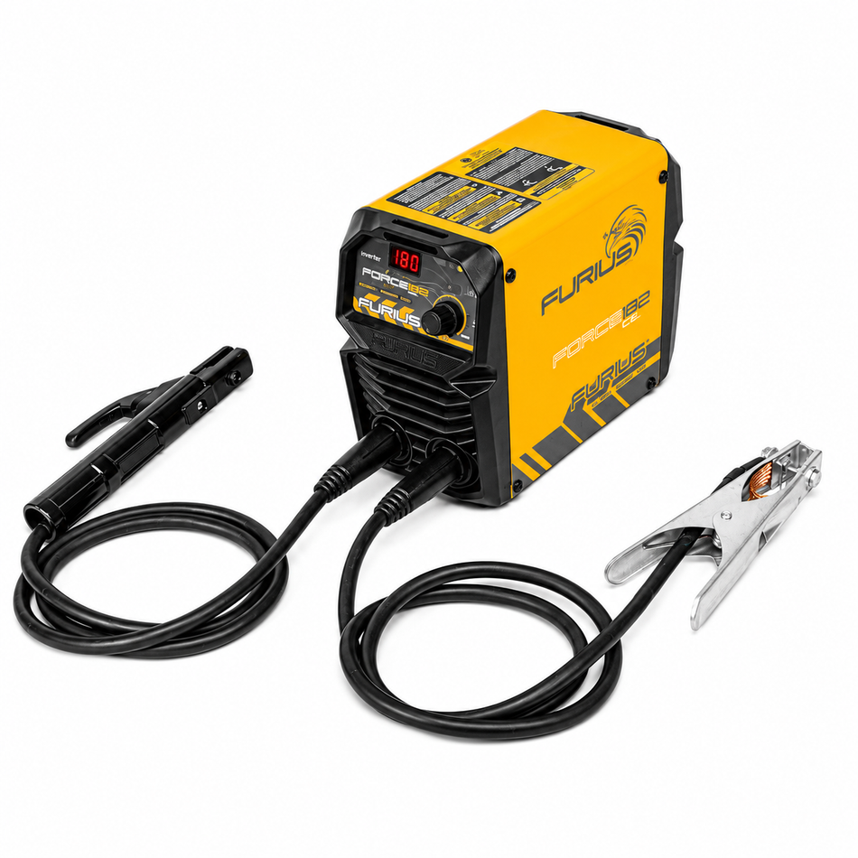 Soldadora Inversora Furius Force 182 Cel Mini 180amp 110/220V FW182CEL