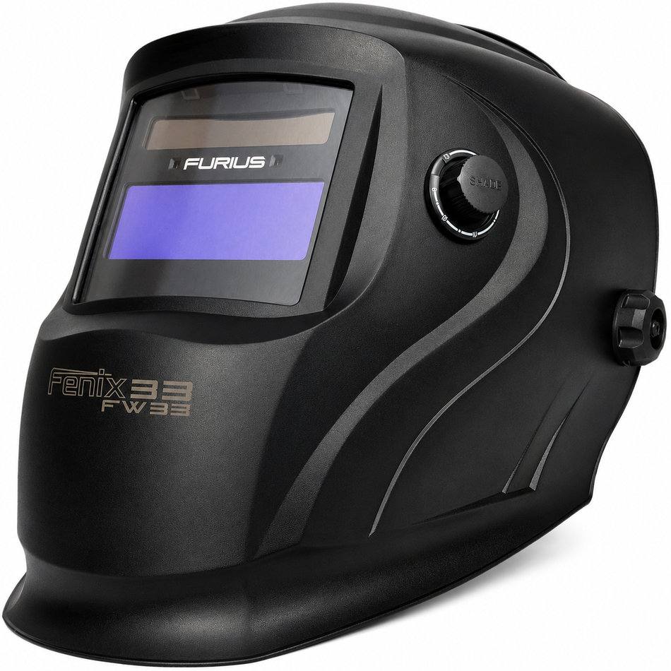 Careta Para Soldar Electrónica Furius FW33 FENIX 33 Vision A Color