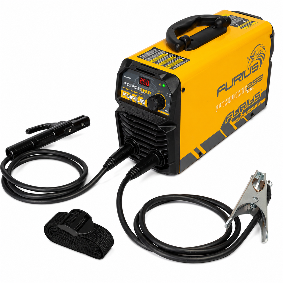 Soldadora Inversora Furius Force 253 Cellulosic 250A 110/220V FW253CEL