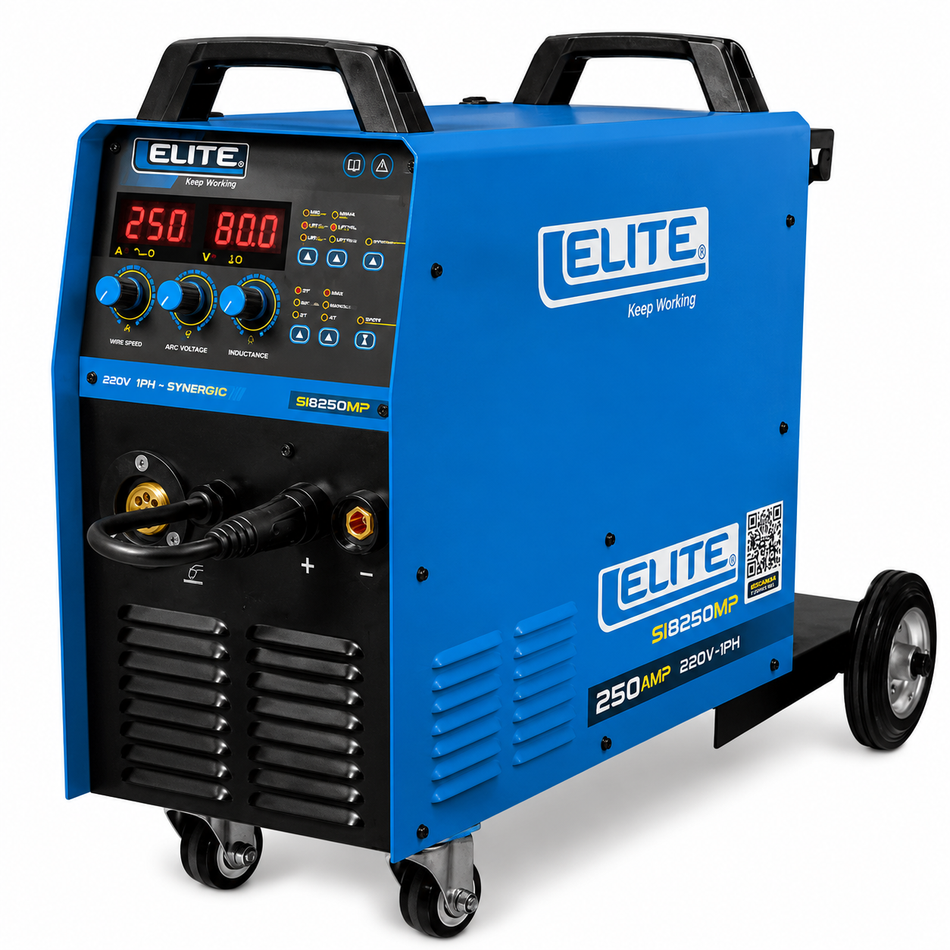 Soldadora De Microalambre Inversora Multiprocesos 250A 220V ELITE MP 250 SI8250MP