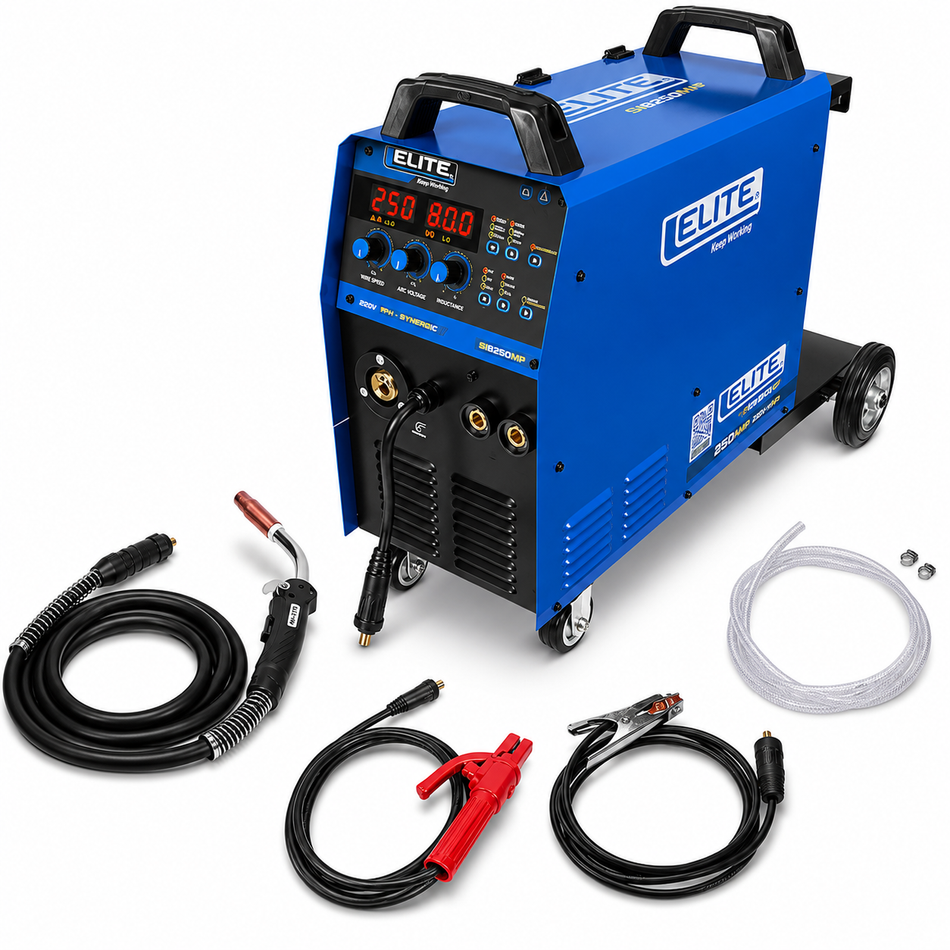 Soldadora De Microalambre Inversora Multiprocesos 250A 220V ELITE MP 250 SI8250MP