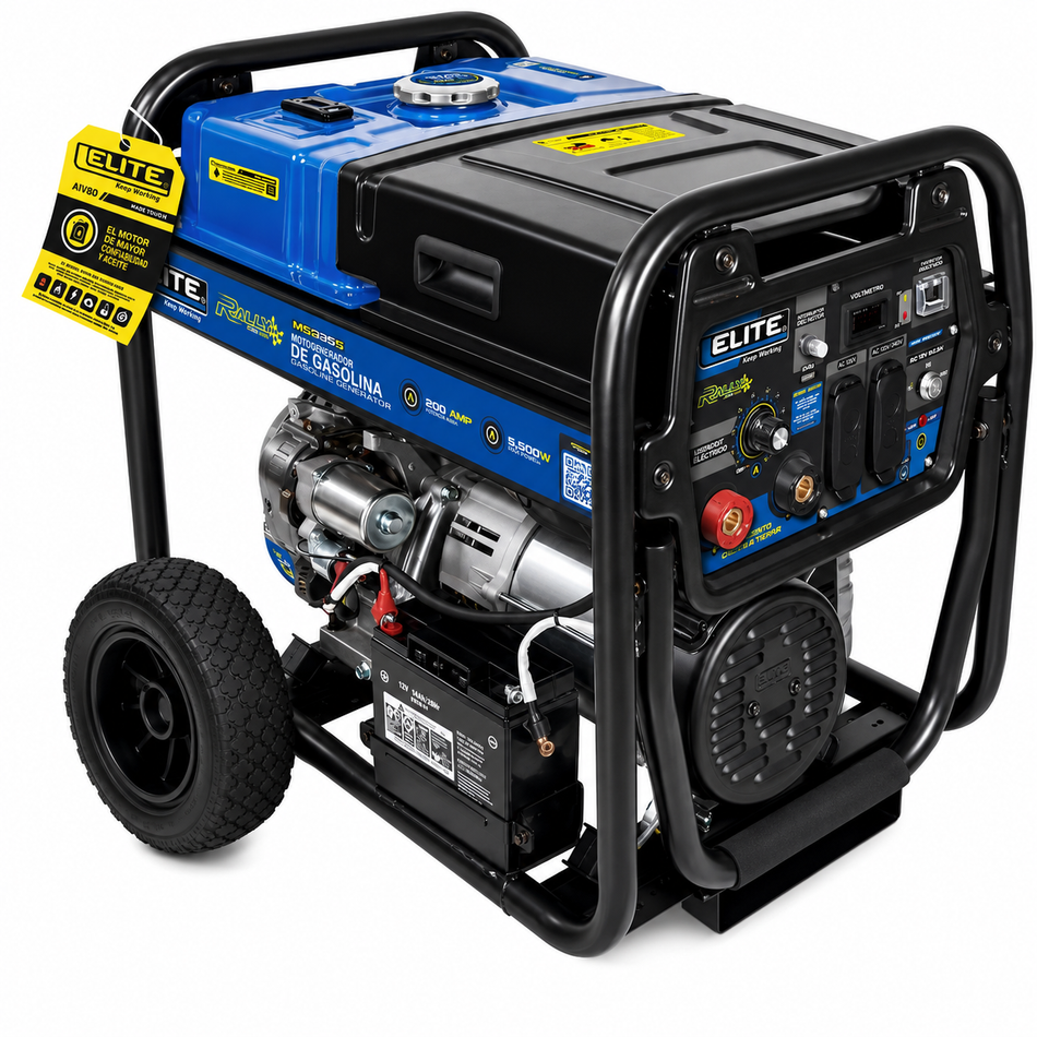 Motosoldadora a Gasolina 5,500W 14Hp 200A110/220V Elite MSG235S