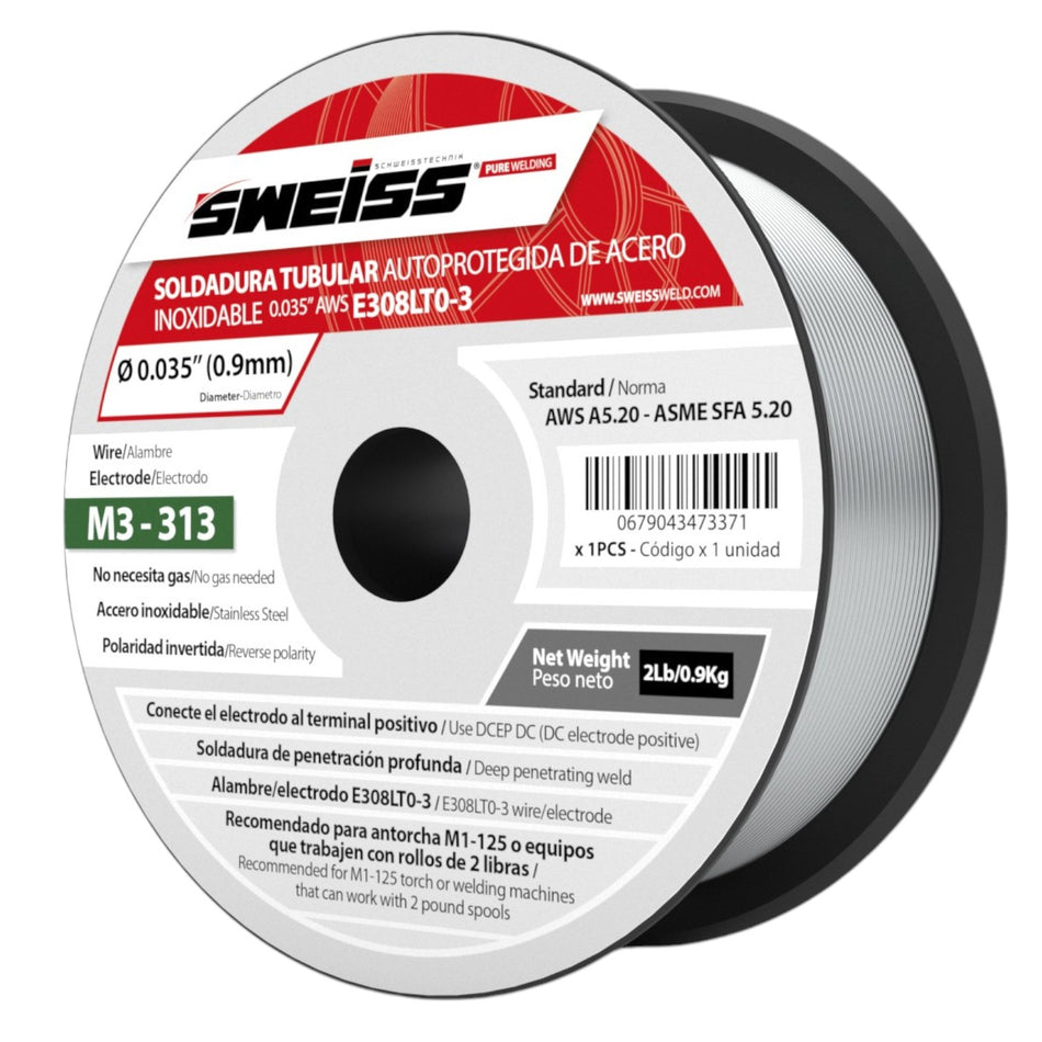 Antorcha Spool Gun 6m Sweiss M1-122 Microalambre MIG 250Amp