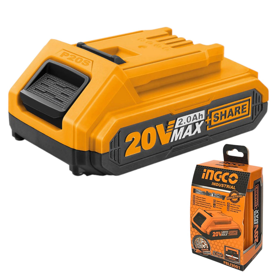 Batería para herramientas Ingco Li-ion 20v 2.0Ah FBLI20011